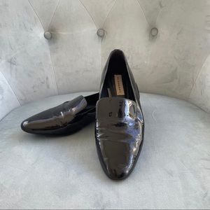 BURBERRY patent leather loafers